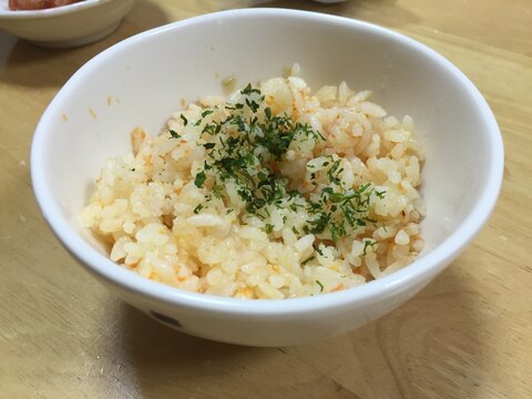 バターの風味が美味しい★ささみと野菜の炊き込み御飯